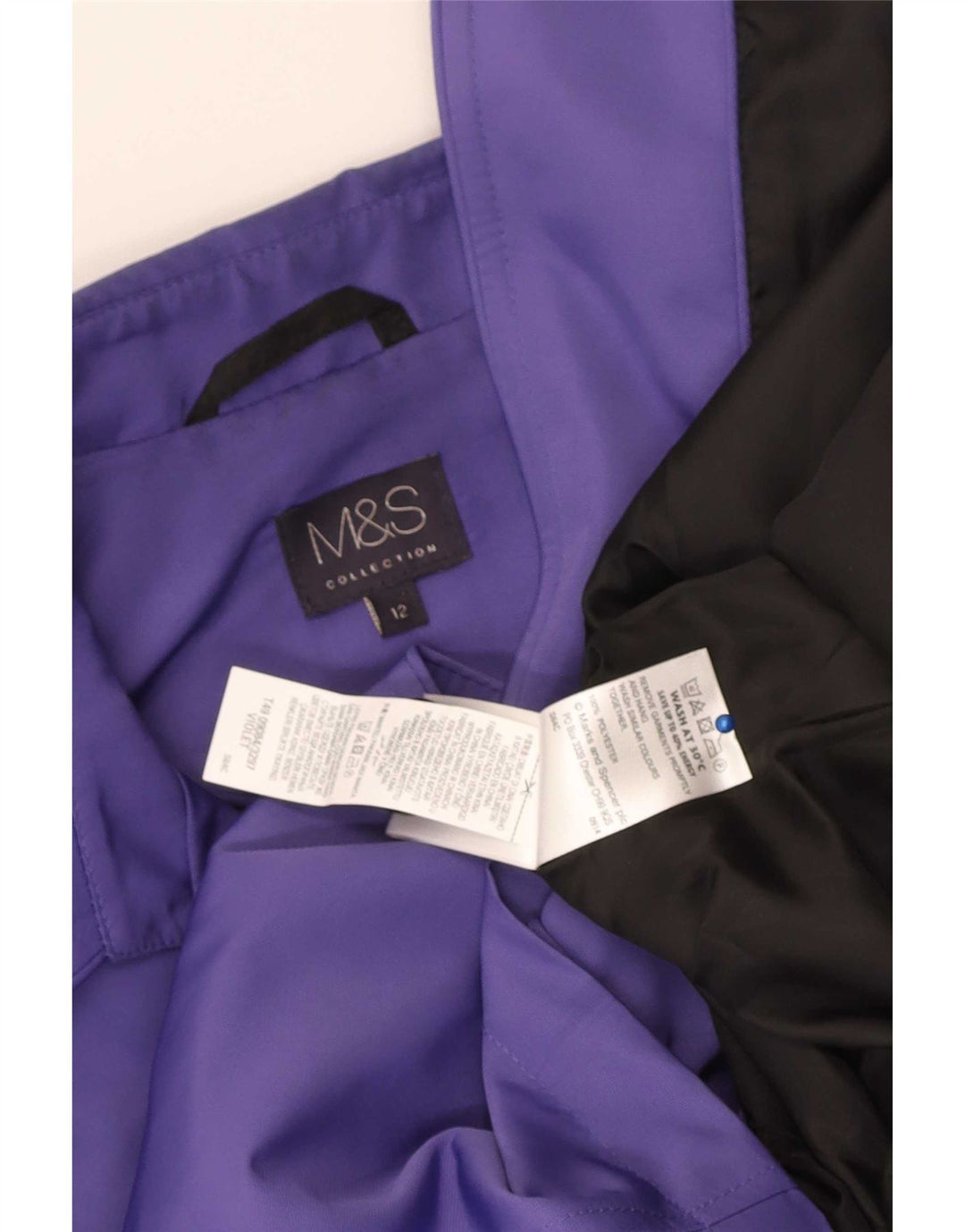 Marks & Spencer Γυναικεία καμπαρντίνα UK 12 Medium Purple Polyester
