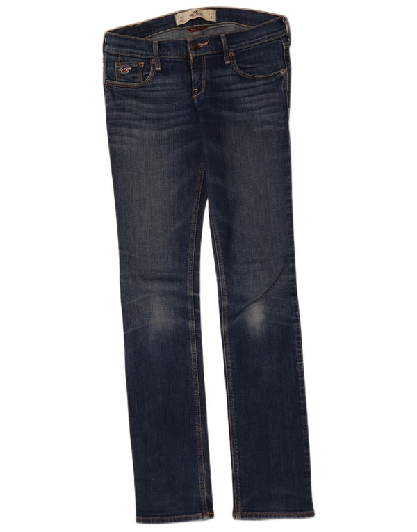 HOLLISTER Γυναικείο Slim Jeans US 1 XS W25 L31 Μπλε βαμβακερό
