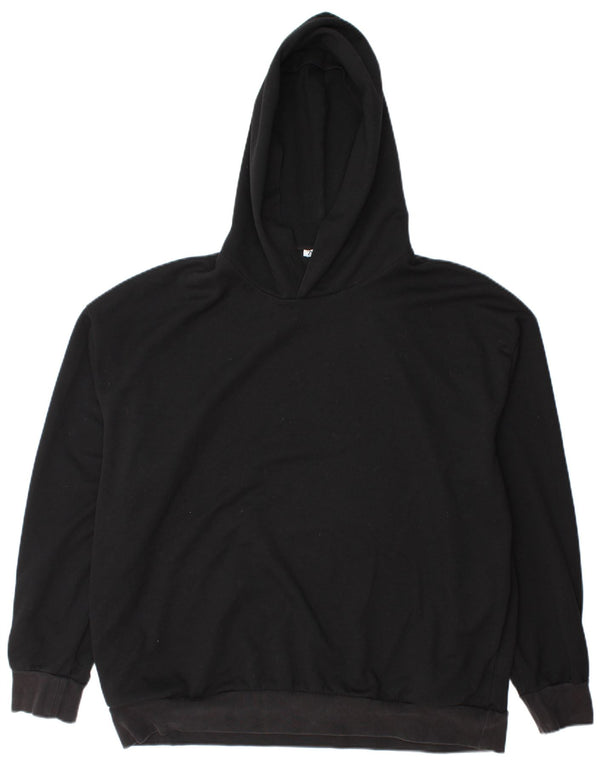 Zara Mens Hoodie Jumper XL Black