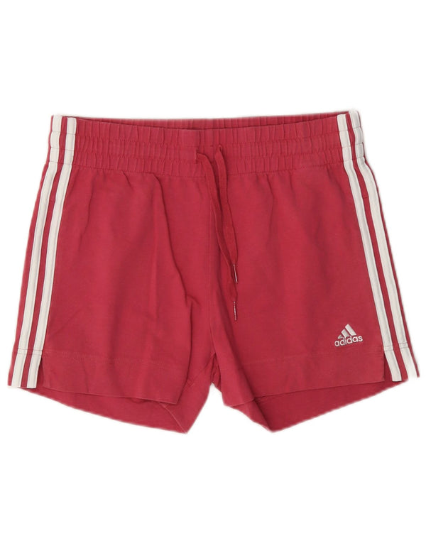 Γυναικείο αθλητικό σορτς Adidas UK 8/10 Μικρό κόκκινο βαμβακερό