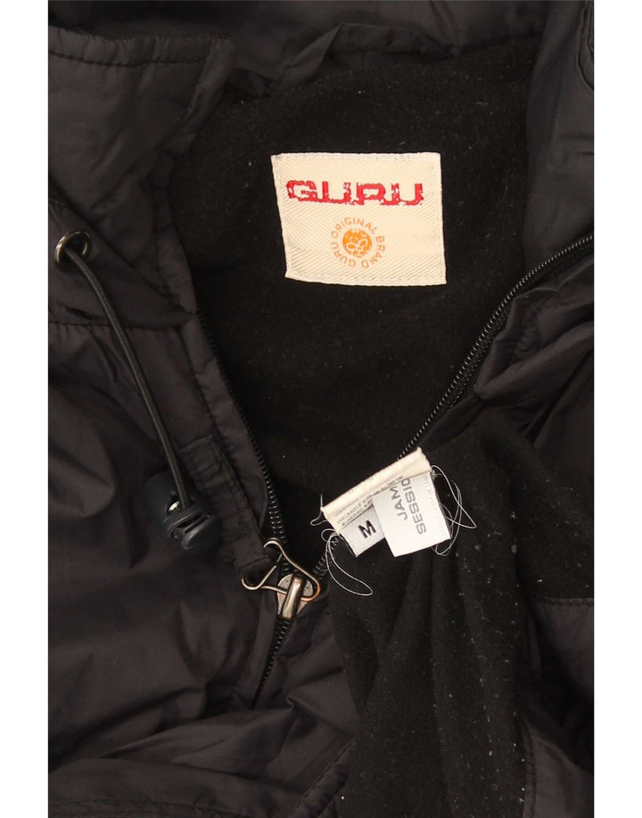Ανδρικό μπουφάν Guru με επένδυση UK 38 Medium Black Nylon