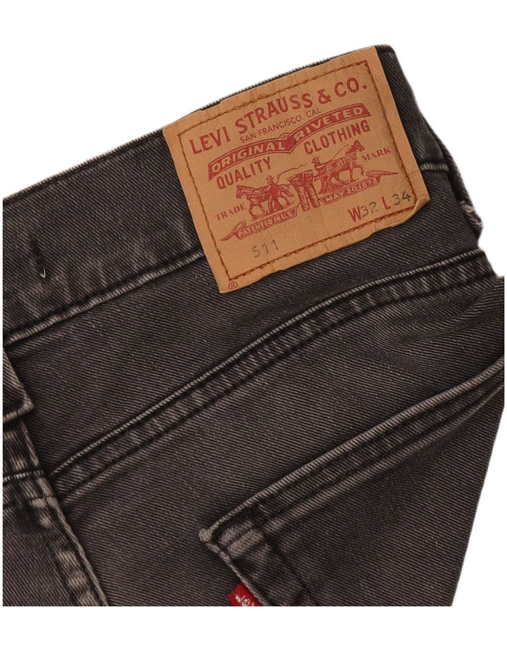 LEVI'S Ανδρικό 511 Slim Jeans W32 L30 Γκρι