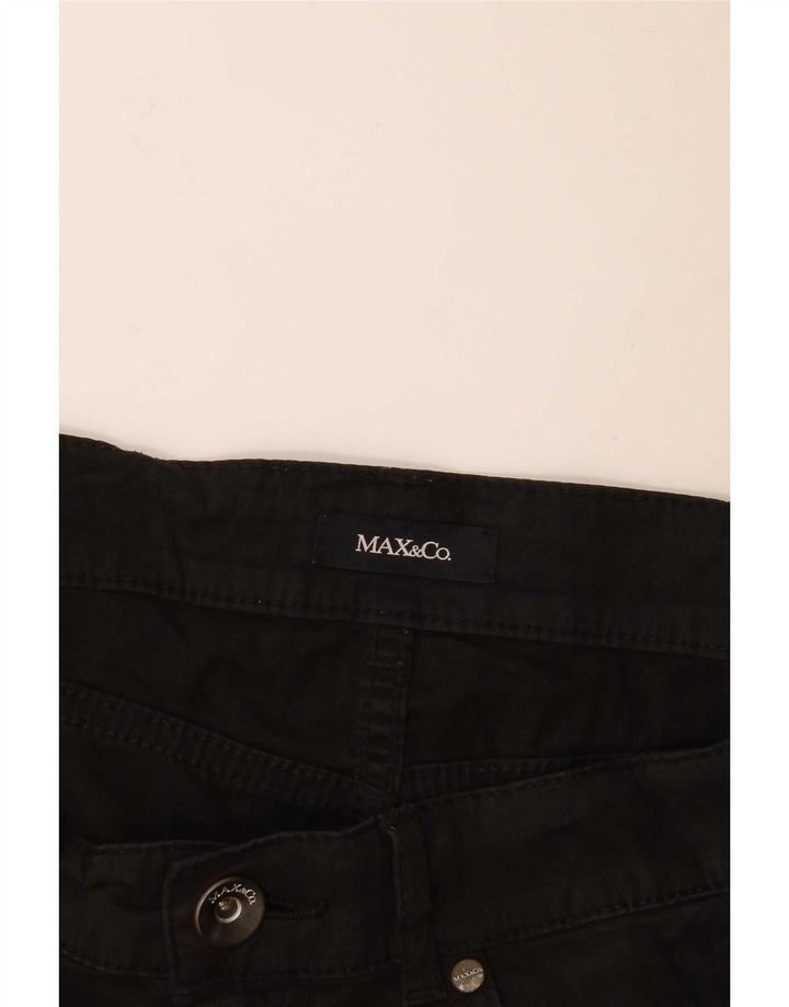 Max & Co. Γυναικείο ίσιο casual παντελόνι W32 L27 Μαύρο