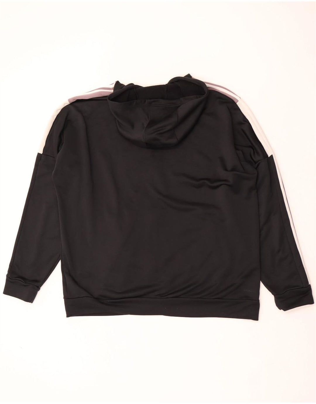 Ανδρικό πουλόβερ με κουκούλα με φερμουάρ Adidas 2XL μαύρο πολυεστέρα