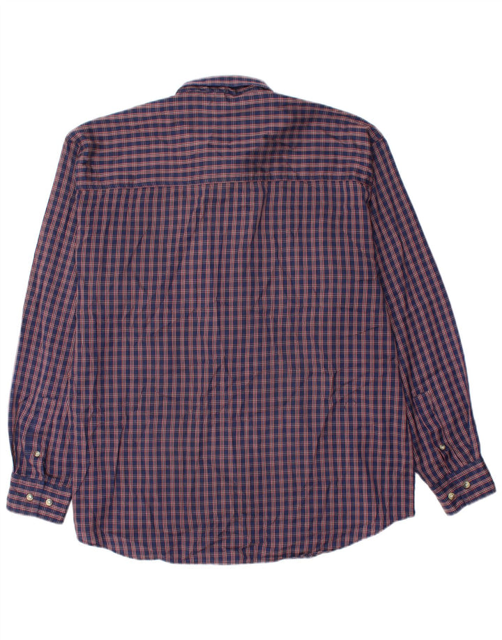 Ανδρικό φανελένιο πουκάμισο WRANGLER XL Navy Blue Check