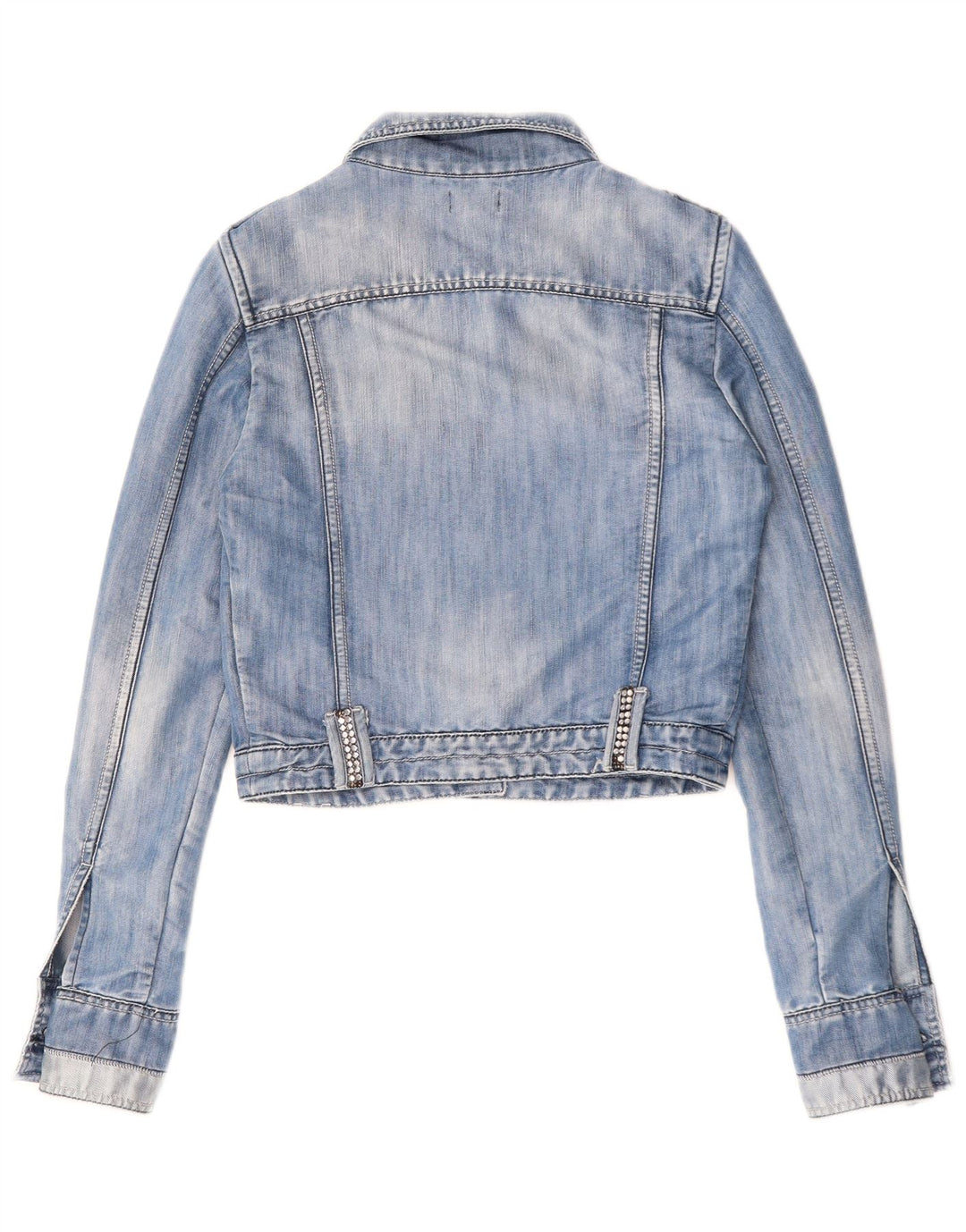 Γυναικείο τζιν μπουφάν TOY G Crop UK 12 Medium Blue