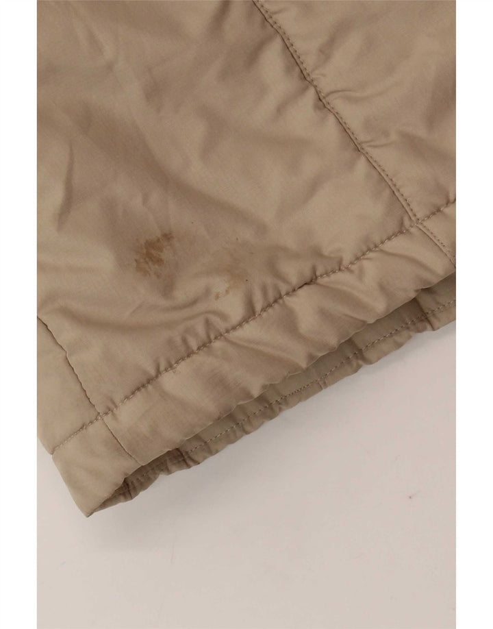 Jack Wolfskin γυναικείο παλτό με κουκούλα UK 12/14 Μεσαίο μπεζ πολυεστέρας