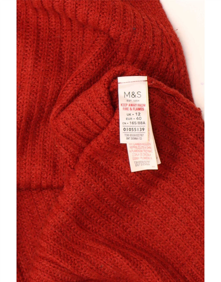 Marks & Spencer Γυναικείο γιλέκο Tank Top UK 12 Μεσαίο κόκκινο ακρυλικό