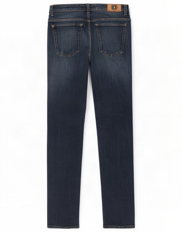 Trussardi Mens Slim Jeans W32 L32 Blue Cotton