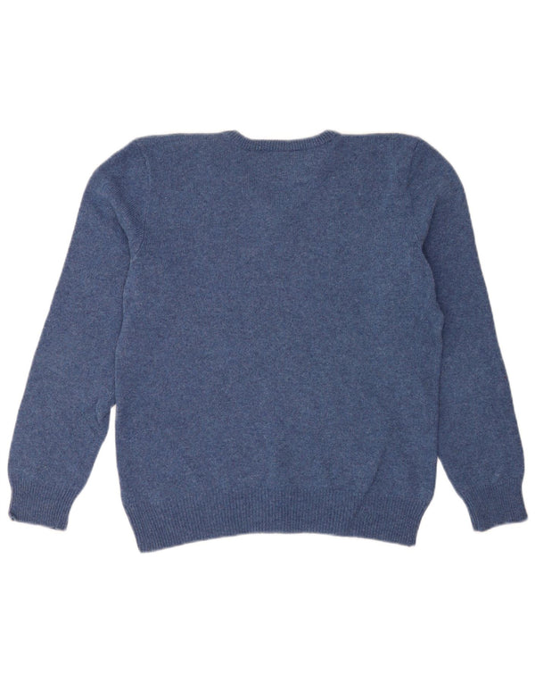 Polo Ralph Lauren γυναικείο πουλόβερ με λαιμόκοψη με V λαιμόκοψη UK 14 Medium Blue