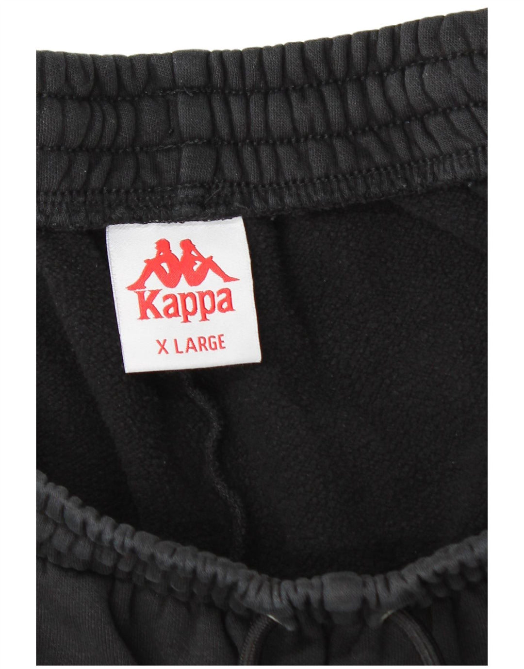 Ανδρική φόρμα KAPPA Παντελόνι Joggers XL Μαύρο Βαμβακερό