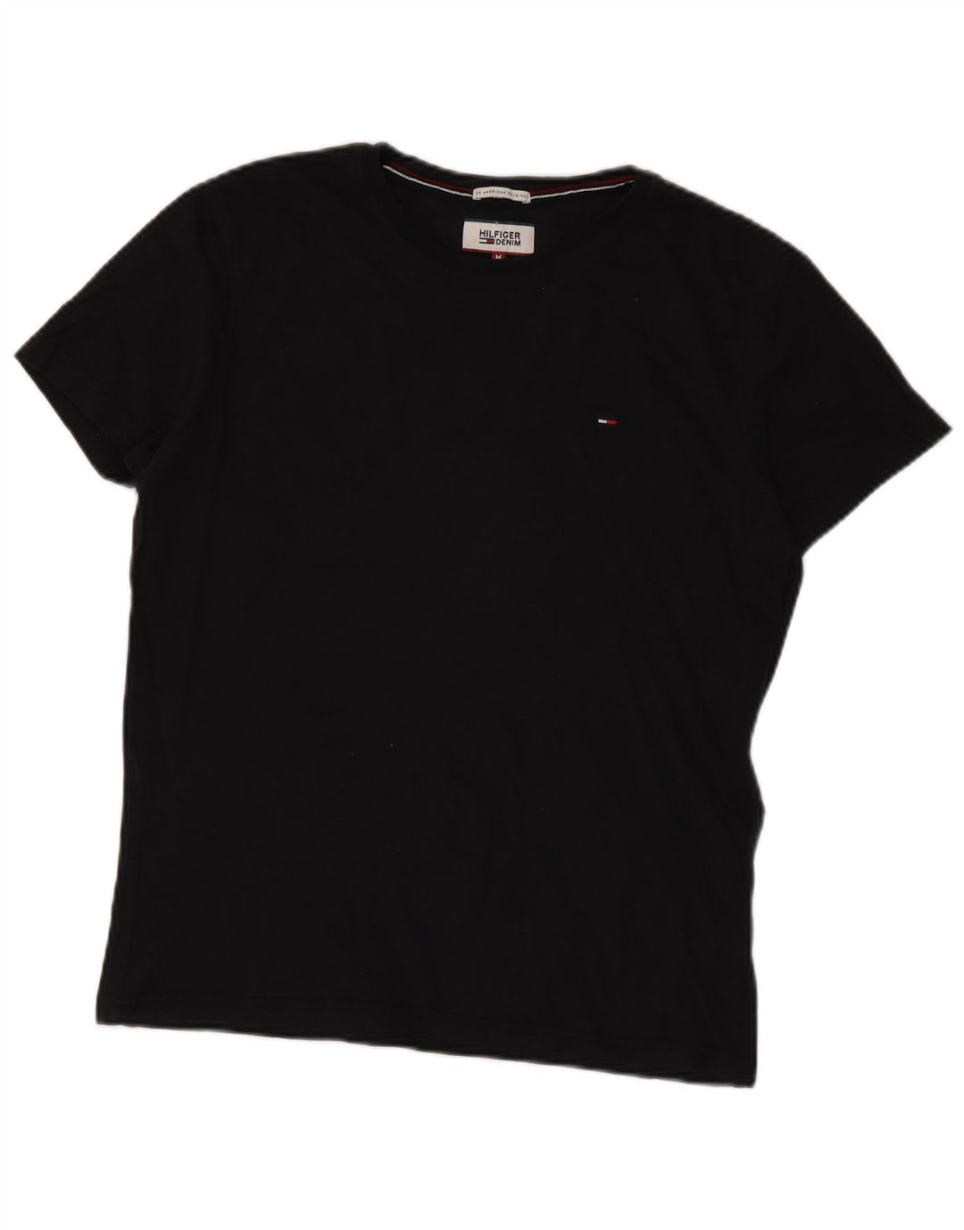 Ανδρικό T-Shirt Tommy Hilfiger Top Μεσαίο μαύρο βαμβακερό