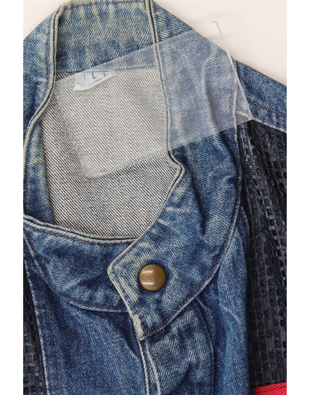 Vintage Ανδρικό Τζιν Μπουφάν UK 40 Large Blue