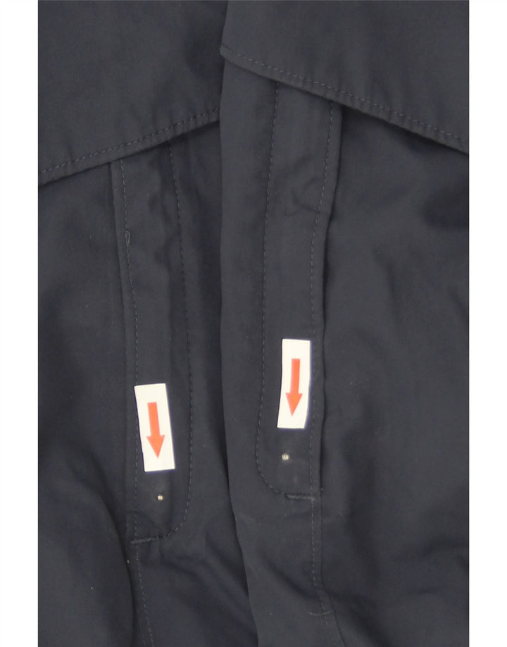 Το North Face γυναικείο αδιάβροχο με κουκούλα UK 14 Medium Navy Blue Polyester