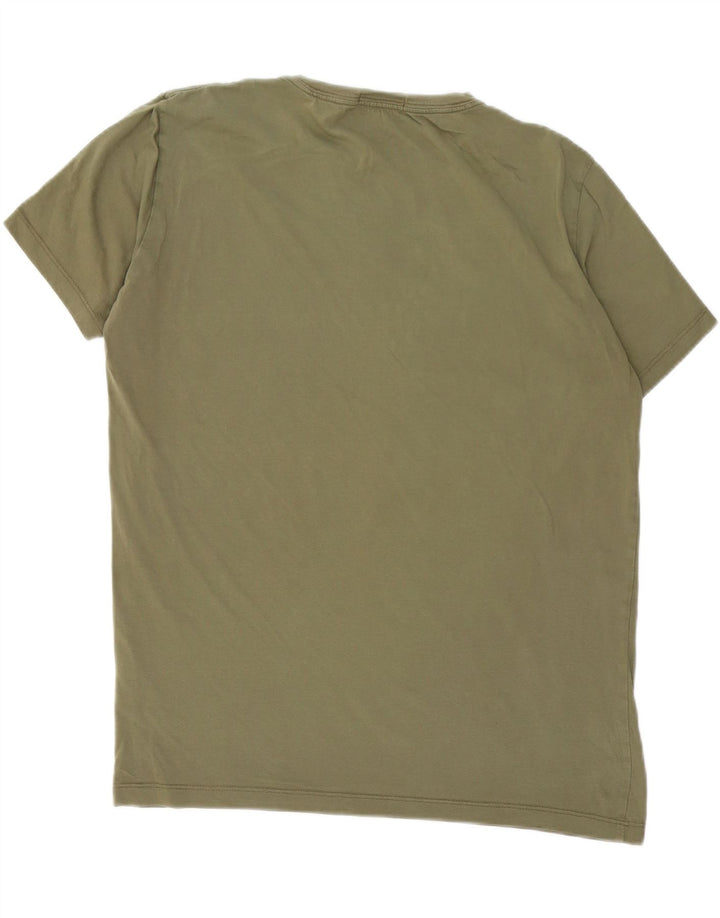 REPLAY Ανδρικό γραφικό T-Shirt Top Large Khaki