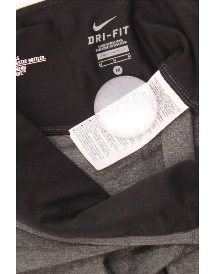 Γυναικεία κολάν Nike Dri Fit UK 14 Μεσαίου Γκρι πολυεστέρας