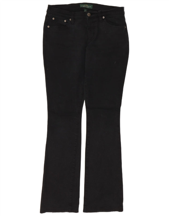 Γυναικείο τζιν μποτάκι Ralph Lauren US 6 Medium W30 L31 μαύρο βαμβακερό