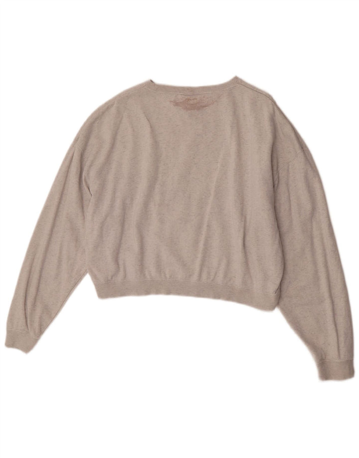 Γυναικεία φούτερ Nike Crop Jumper UK 14 Μεσαίο γκρι ριγέ