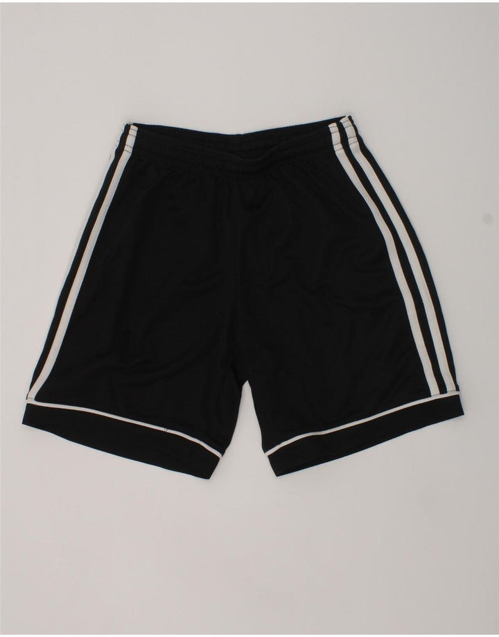 ADIDAS Boys Climalite Sport Shorts 11-12 Years Black Polyester | Vintage Adidas | Thrift | Second-Hand Adidas | Used Clothing | Messina Hembry 