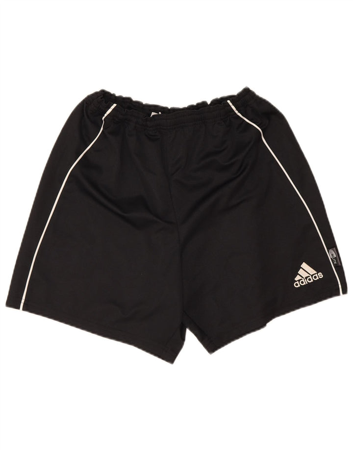 Ανδρικό σορτς Adidas Climalite από μεσαίο μαύρο πολυεστέρα