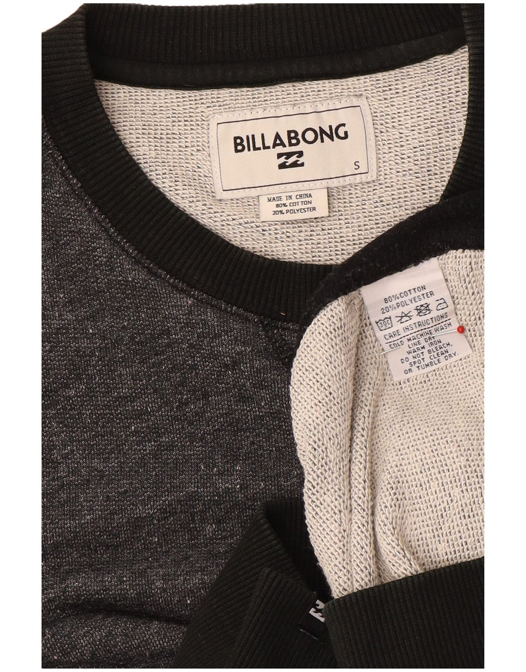 Ανδρικό φούτερ Billabong Jumper Small Grey Colourblock Βαμβακερό