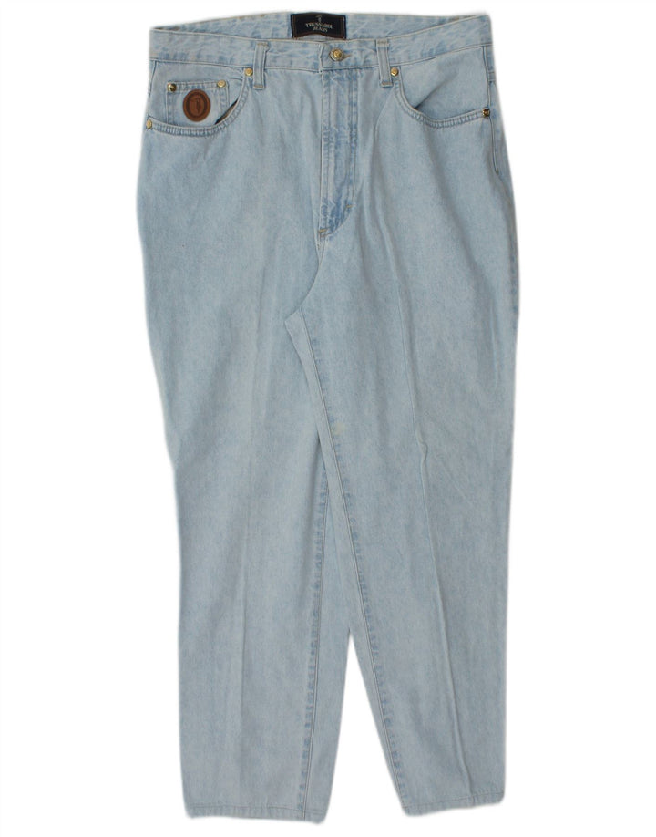 Ανδρικό τζιν Trussardi Cropped W34 L25 Μπλε βαμβακερό