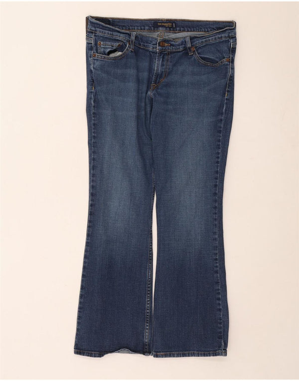 Levi's Womens 524 Too Superlow Bootcut Jeans Size 13 Large W34 L28 Blue