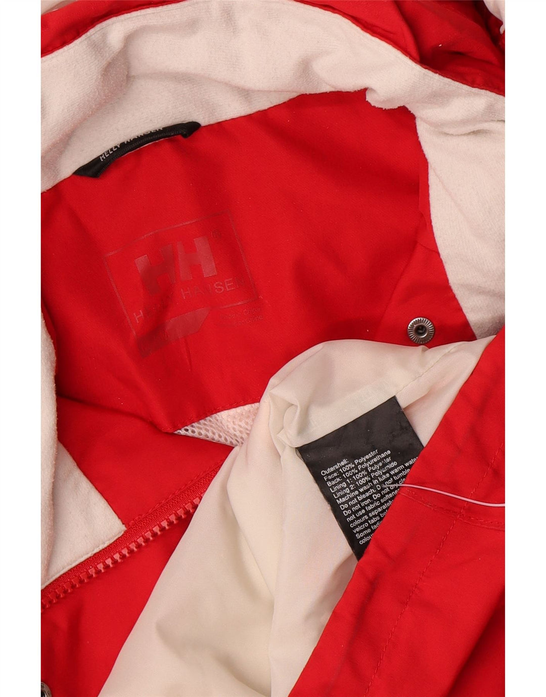 Helly Hansen Γυναικείο μπουφάν βροχής με κουκούλα UK 14 Μεσαίο κόκκινο πολυεστέρα