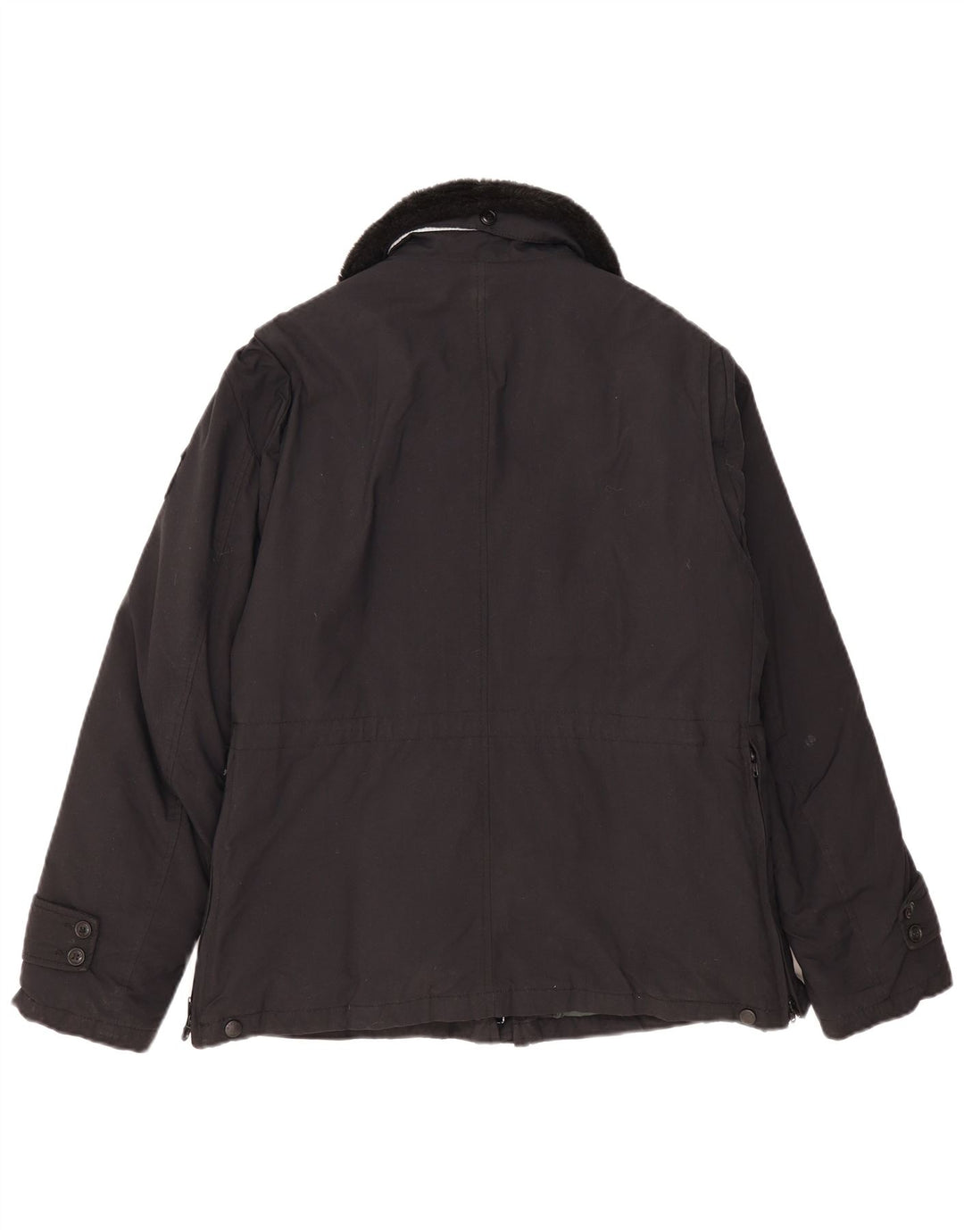 Blauer Γυναικείο Στρατιωτικό Μπουφάν UK 18 XL Μαύρο