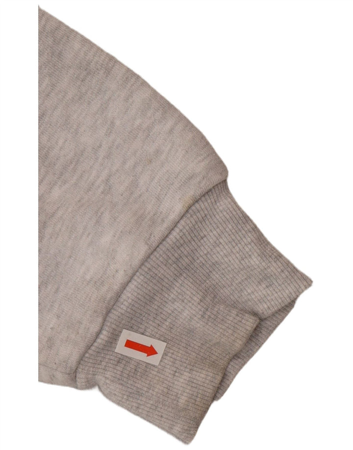 Topshop Γυναικείο Ψηλό Υπερμεγέθη Hoodie Jumper UK 10 Small Grey Polyester