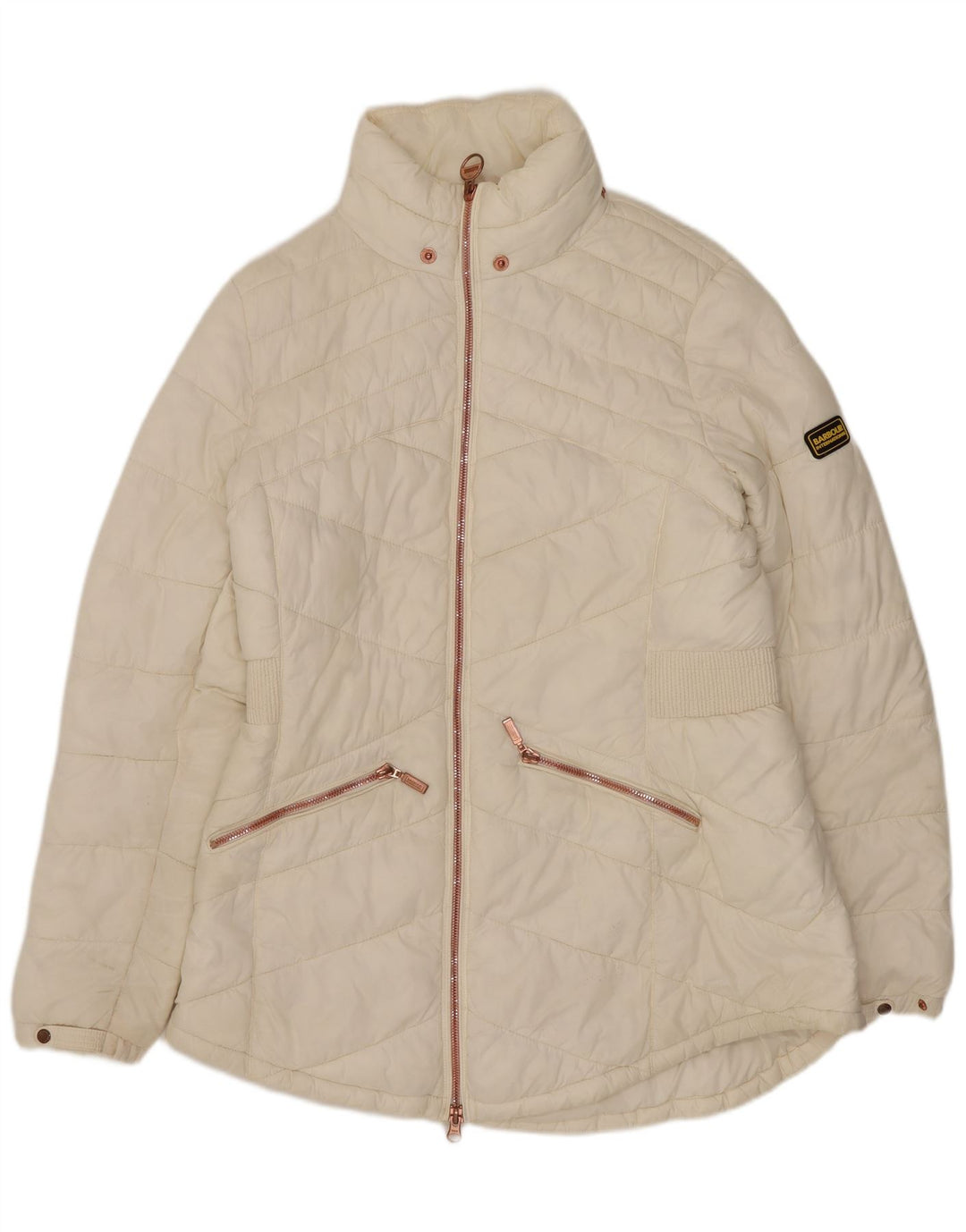 Barbour Γυναικείο παλτό UK 14 Large White Synthetic