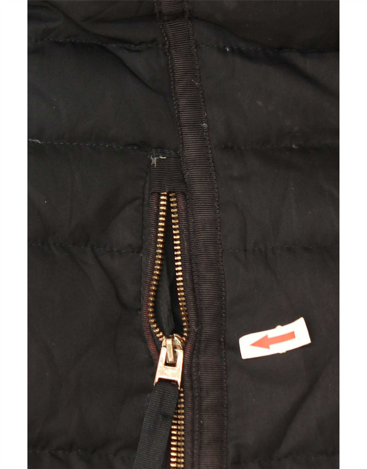 Zara Γυναικείο παλτό UK 10 Small Black Polyester