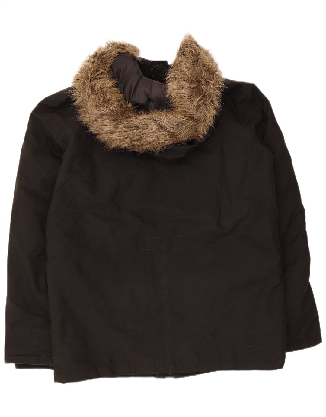 Jack & Jones Ανδρικό μπουφάν με κουκούλα UK 36 Small Black Polyester