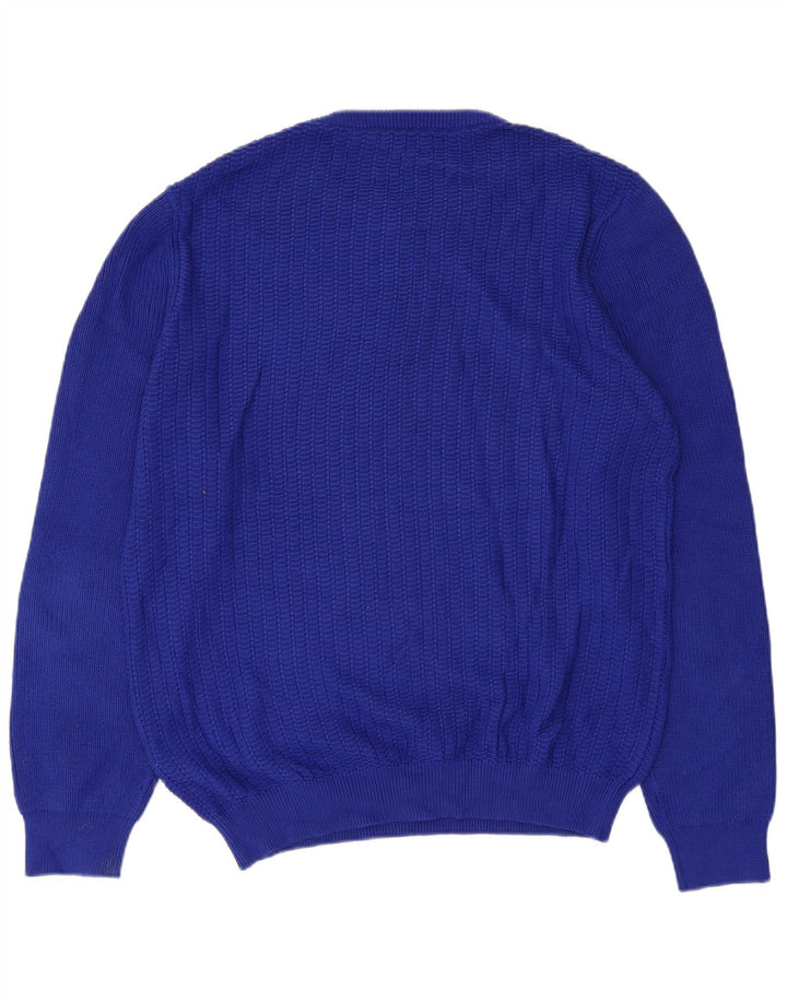Ανδρικό πουλόβερ Reiss Crew Neck Jumper μεγάλο μπλε βαμβακερό