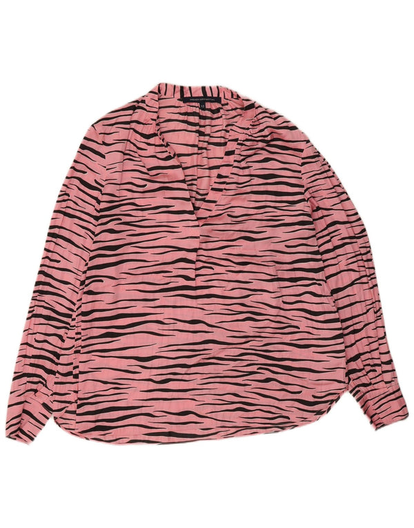 Γυναικεία μπλούζα French Connection Top UK 12 Medium Pink Animal Print