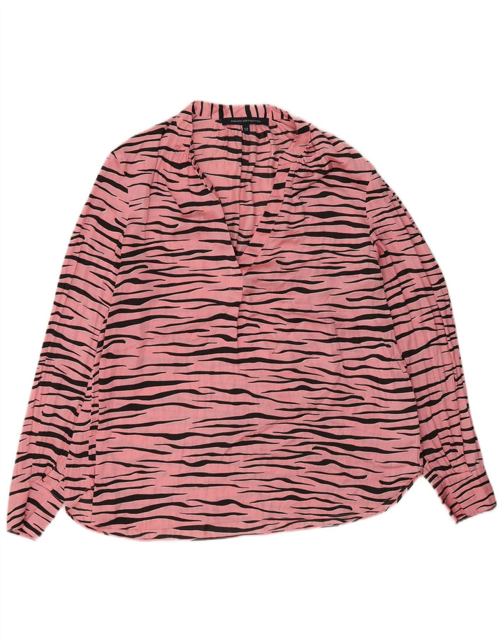 Γυναικεία μπλούζα French Connection Top UK 12 Medium Pink Animal Print