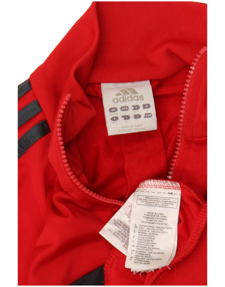 Ανδρική φόρμα ADIDAS Top Jacket UK 38/40 Μεσαίο κόκκινο χρώμα πολυεστέρα
