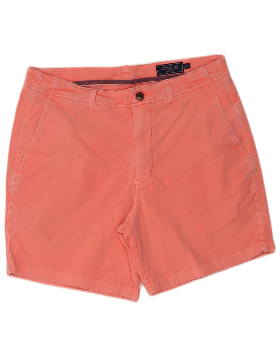 VINEYARD VINES Ανδρικό σορτς Chino W33 Μεσαίο Ροζ Βαμβακερό
