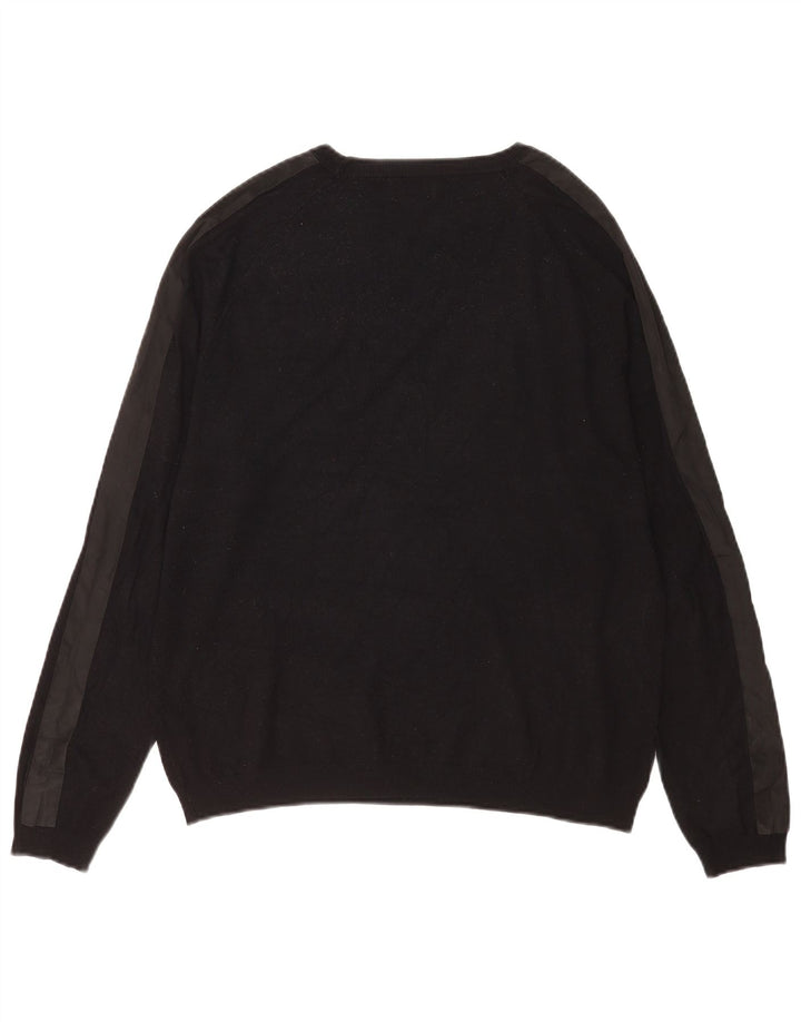Ανδρικό πουλόβερ Zara Boat Neck Jumper Μεσαίο Μαύρο