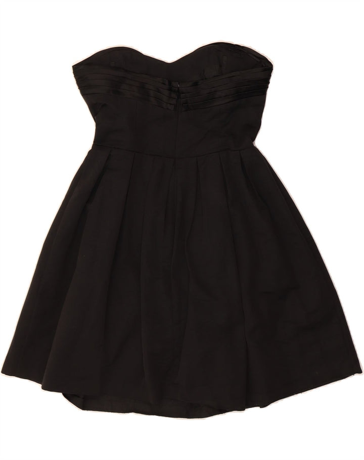 OASIS Womens Strapless Dress UK 10 Small Black Cotton Vintage Oasis and Second-Hand Oasis from Messina Hembry 