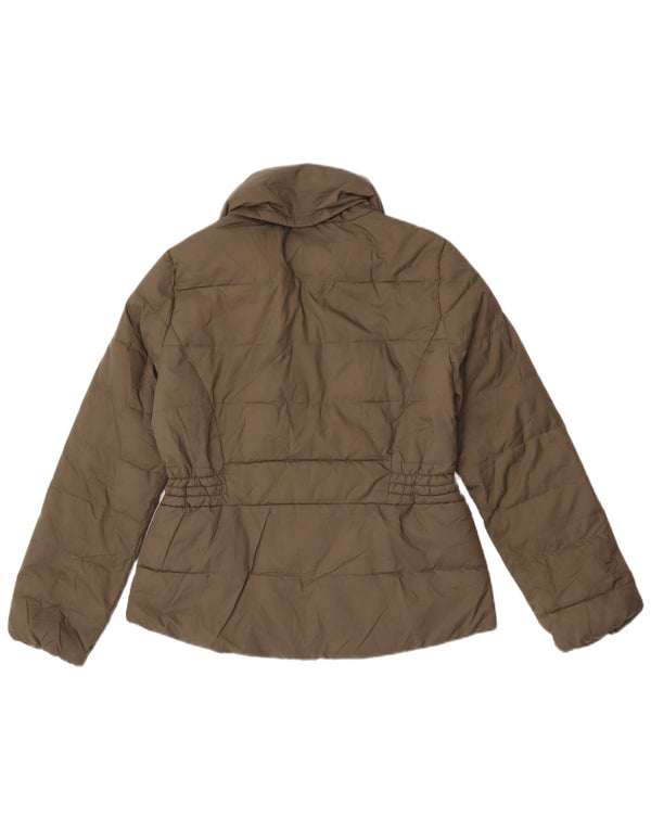 Marks & Spencer Γυναικείο μπουφάν με κουκούλα UK 12 Medium Khaki Polyester