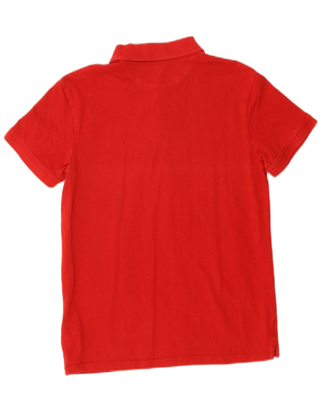 TIMBERLAND Mens Slim Fit Polo Shirt Medium Red Cotton