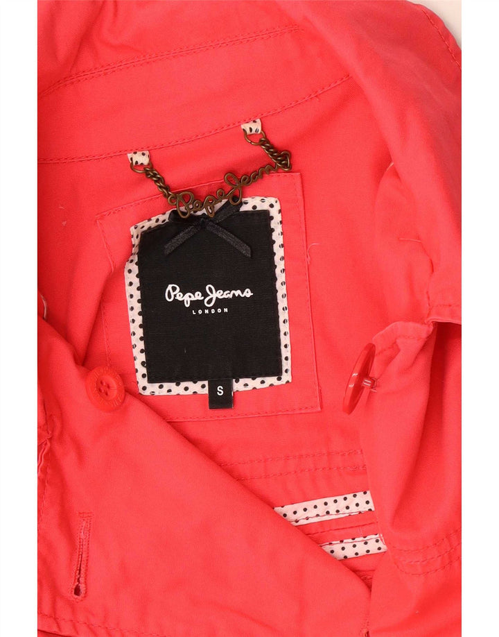 PEPE Jeans Γυναικείο Pea Coat UK 10 Small Pink