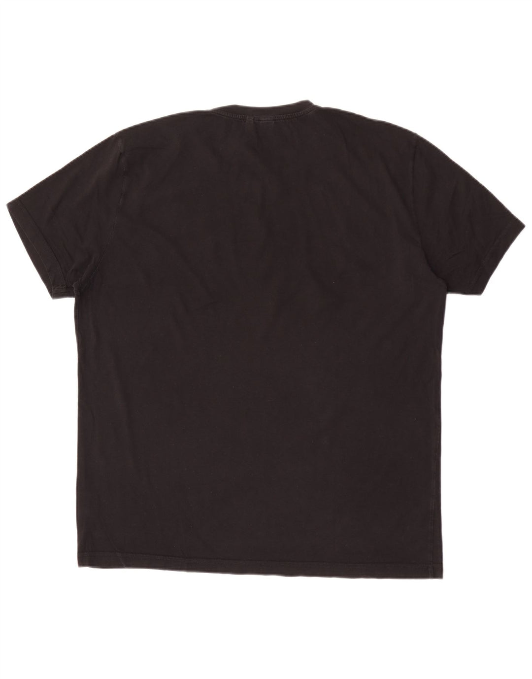 Aspesi Ανδρικό γραφικό T-Shirt Top XL Μαύρο βαμβακερό