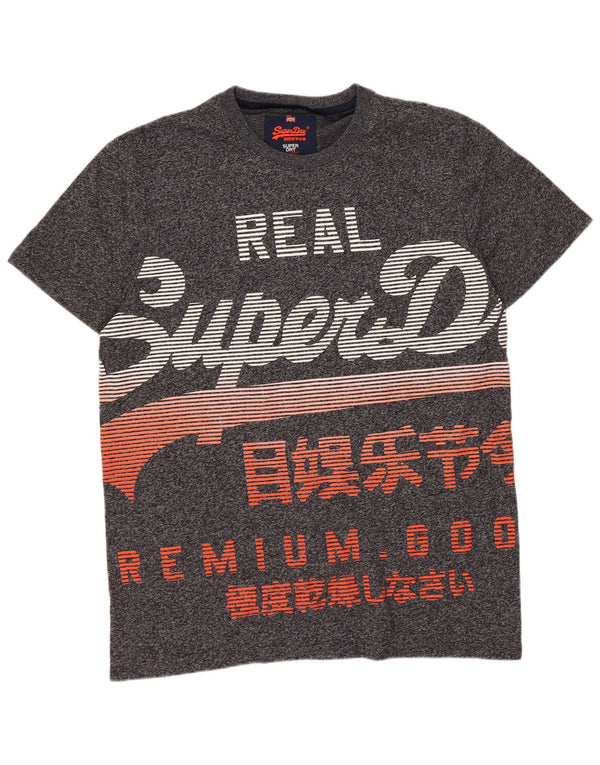 Ανδρικό γραφικό T-Shirt Superdry Top XL Γκρι βαμβακερό