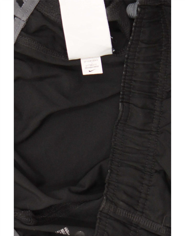 Ανδρικό παντελόνι αθλητικής φόρμας Nike Dri Fit μεγάλο μαύρο πολυεστέρα