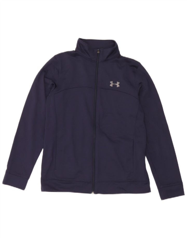 Under Armour Boys αθλητική φόρμα Top Jacket 11-12 Years Large Navy Blue