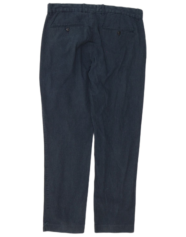 Ανδρικό παντελόνι Gap Slim Fit Chino W32 L30 Navy Blue Houndstooth βαμβακερό