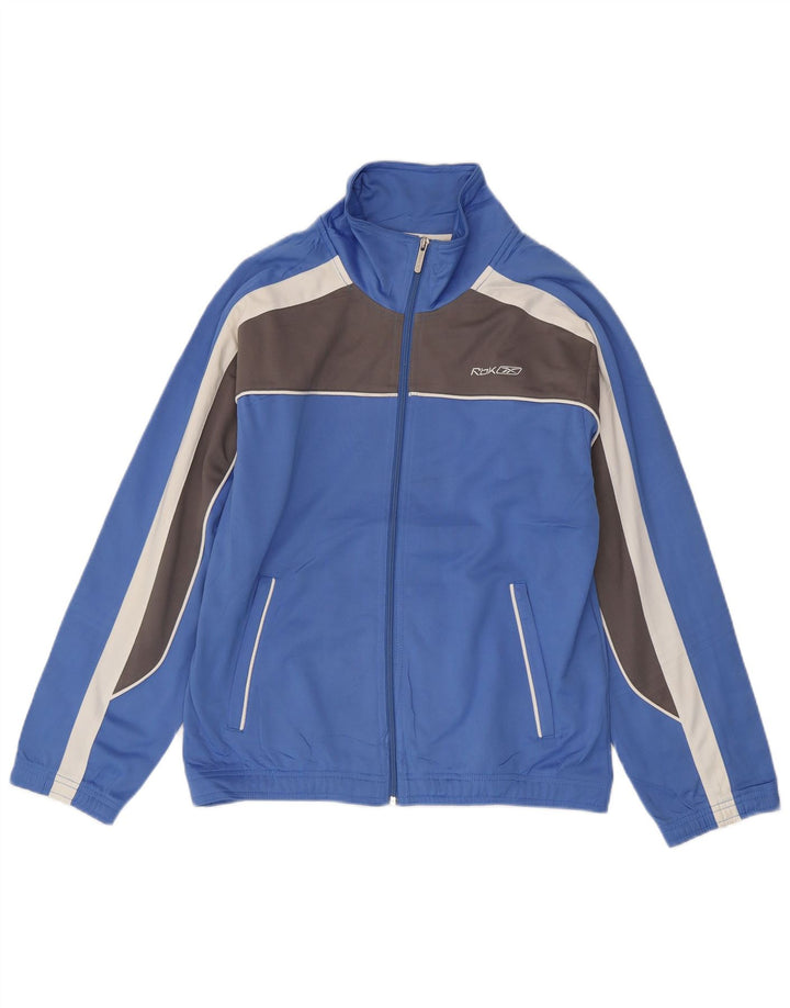 Ανδρική φόρμα Reebok Top Jacket XS Blue Colorblock Polyester