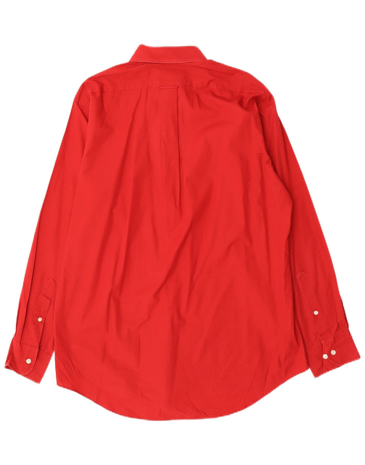 Ανδρικό πουκάμισο Izod Νούμερο 16 μεγάλο κόκκινο βαμβακερό